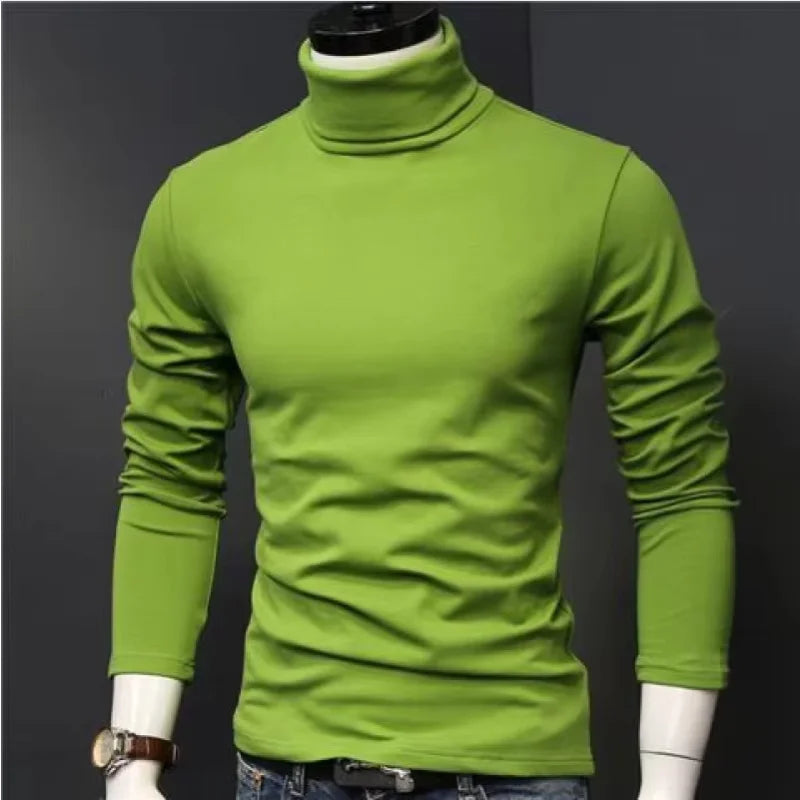 Winter Thermal Underwear Men High Collar