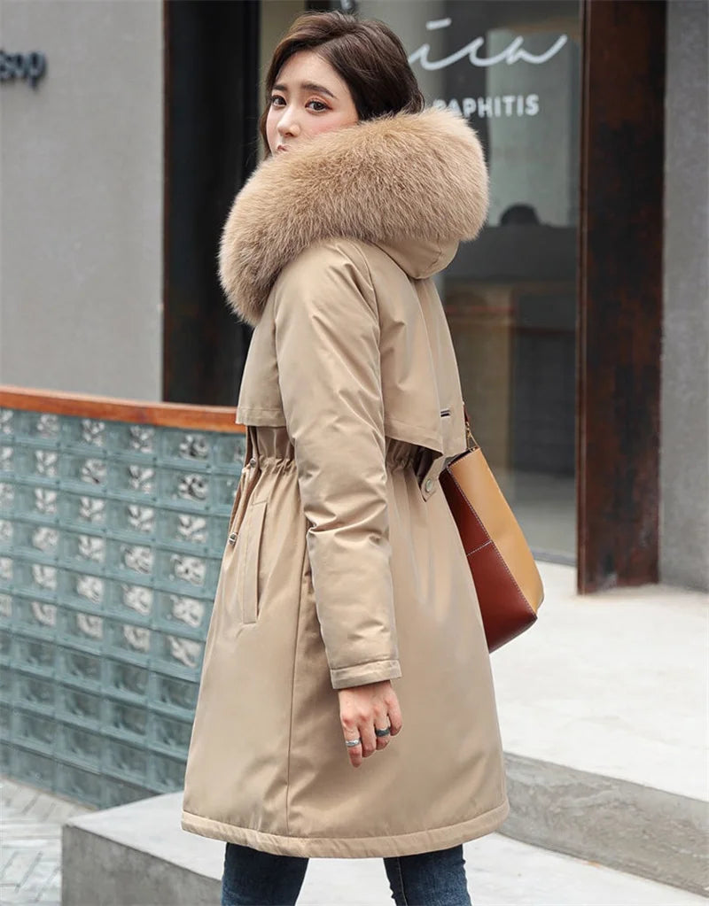 Winter Jacket 2025 New Women Parka Clothes Long Coat