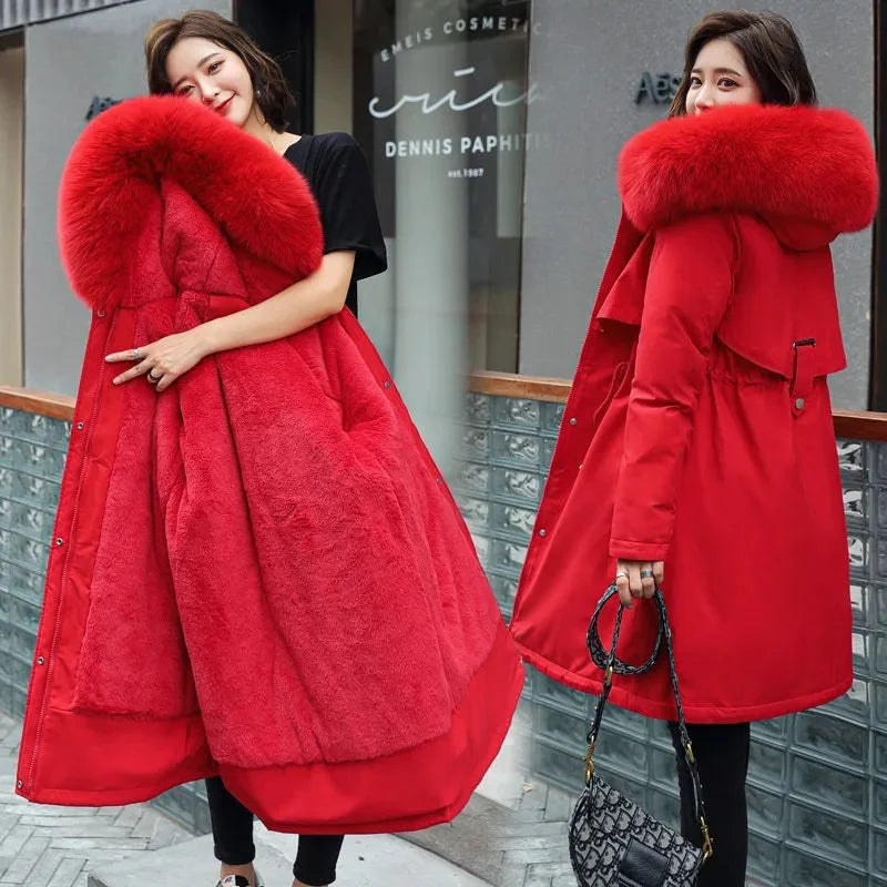 Winter Jacket 2025 New Women Parka Clothes Long Coat