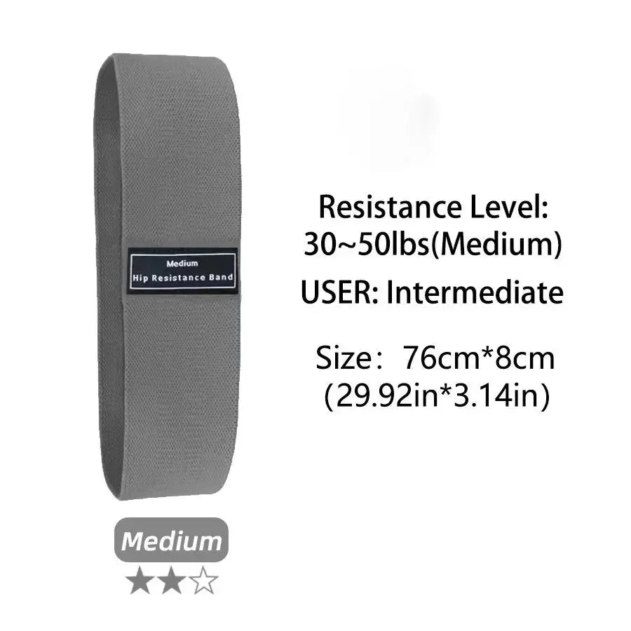 Fabric Resistance Hip and Glutes Workout Bands