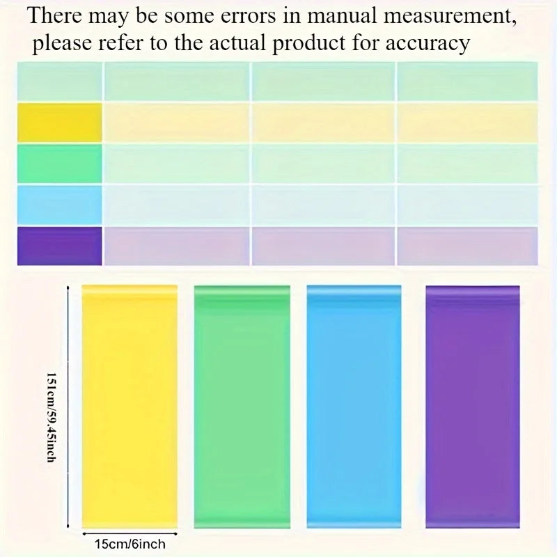 Yoga Resistance Bands with 4 Resistance Levels