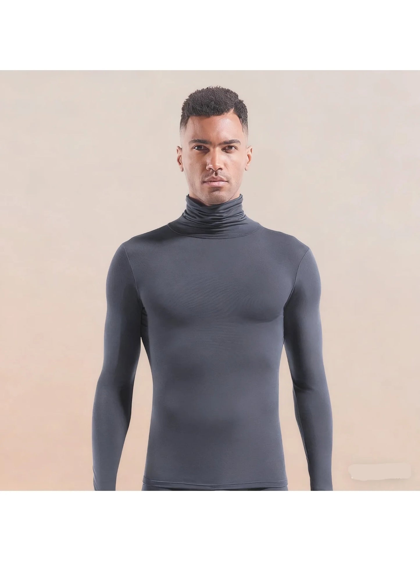 Winter Thermal Underwear Men High Collar