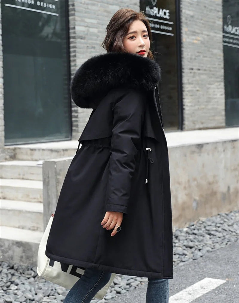 Winter Jacket 2025 New Women Parka Clothes Long Coat