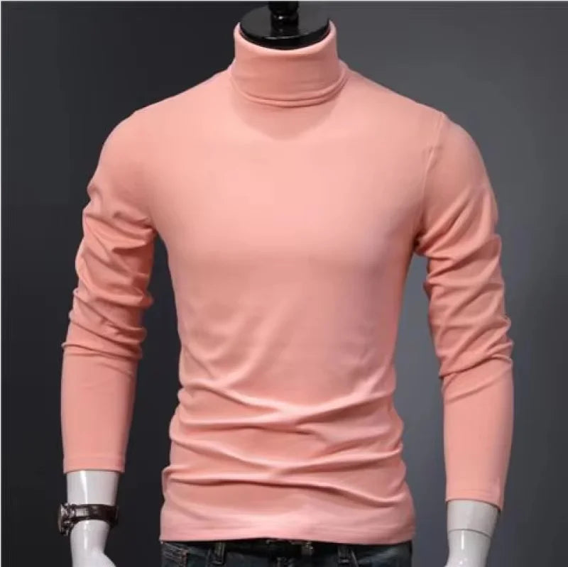 Winter Thermal Underwear Men High Collar