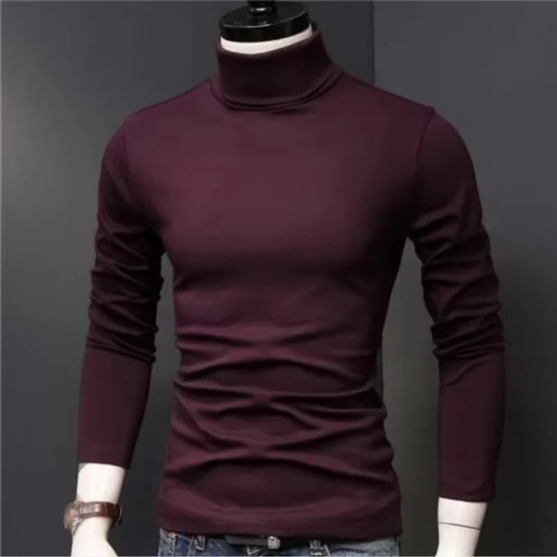 Winter Thermal Underwear Men High Collar