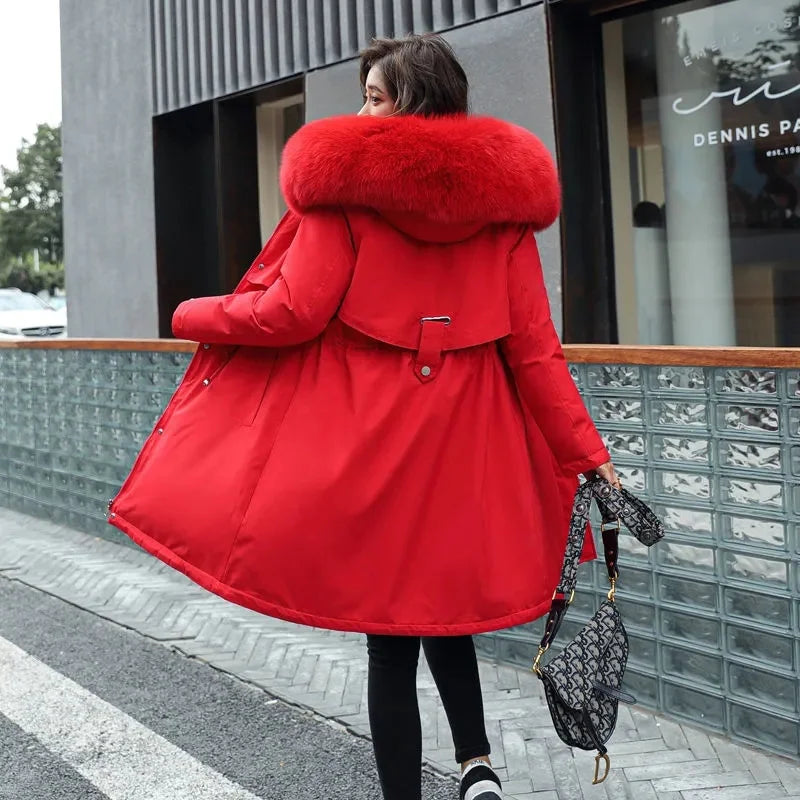 Winter Jacket 2025 New Women Parka Clothes Long Coat