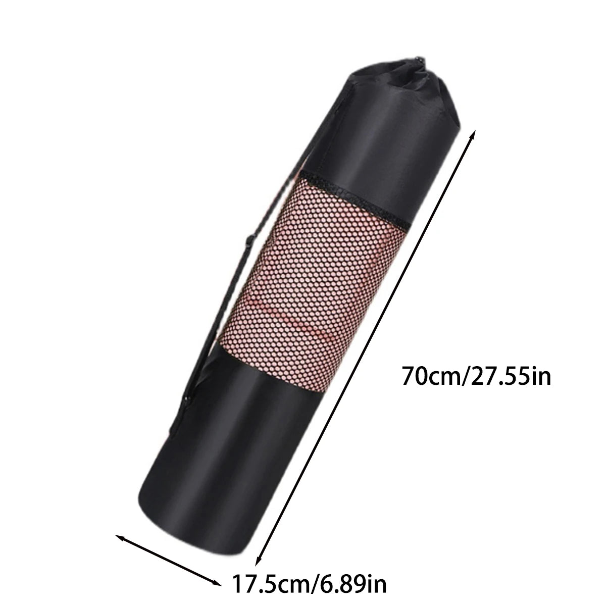 Breathable Mesh Yoga Mat Bag with Shoulder Strap