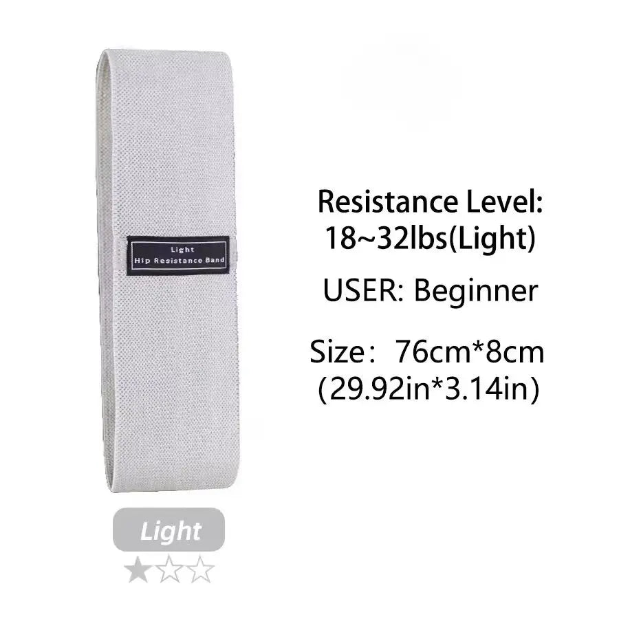 Fabric Resistance Hip and Glutes Workout Bands