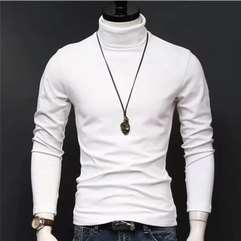 Winter Thermal Underwear Men High Collar