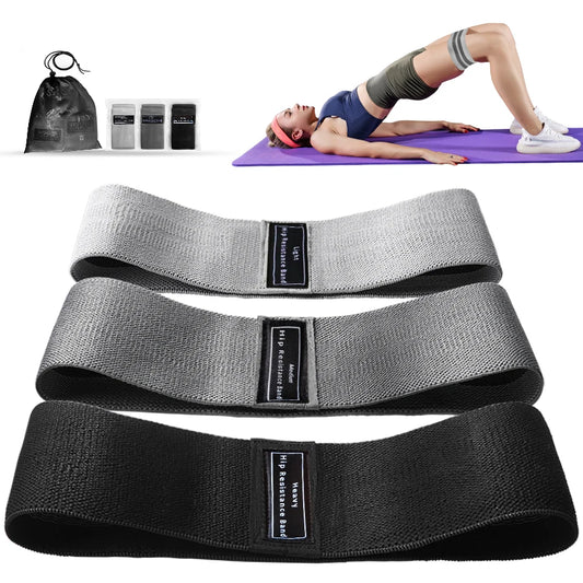 Fabric Resistance Hip and Glutes Workout Bands