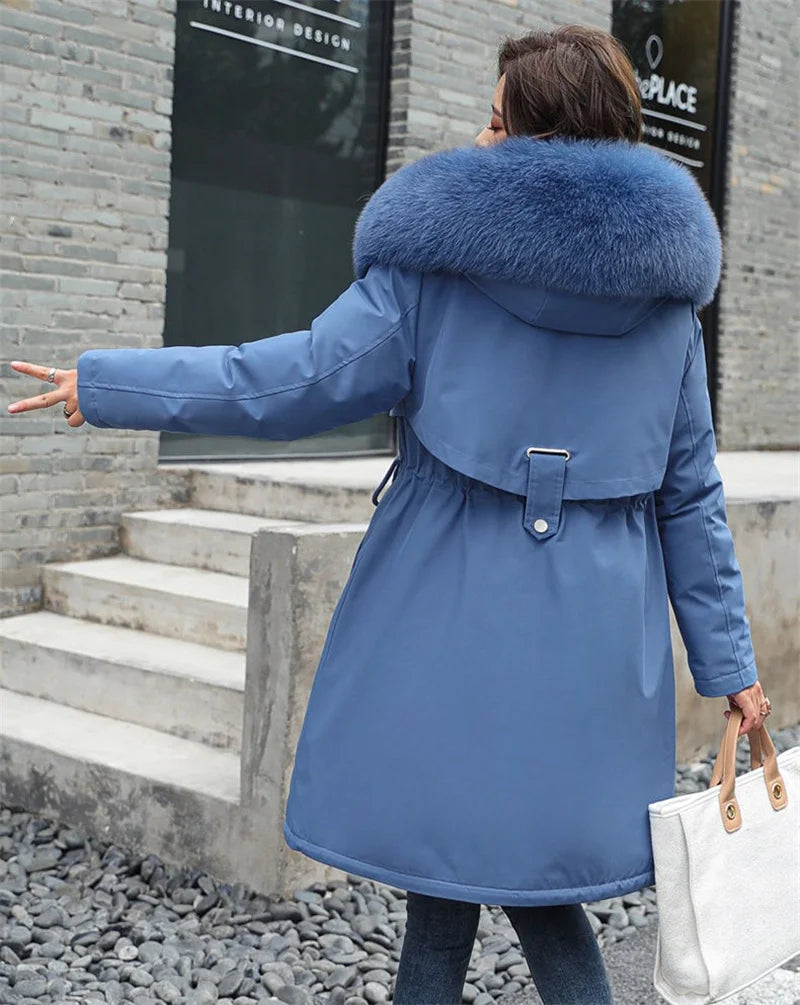 Winter Jacket 2025 New Women Parka Clothes Long Coat