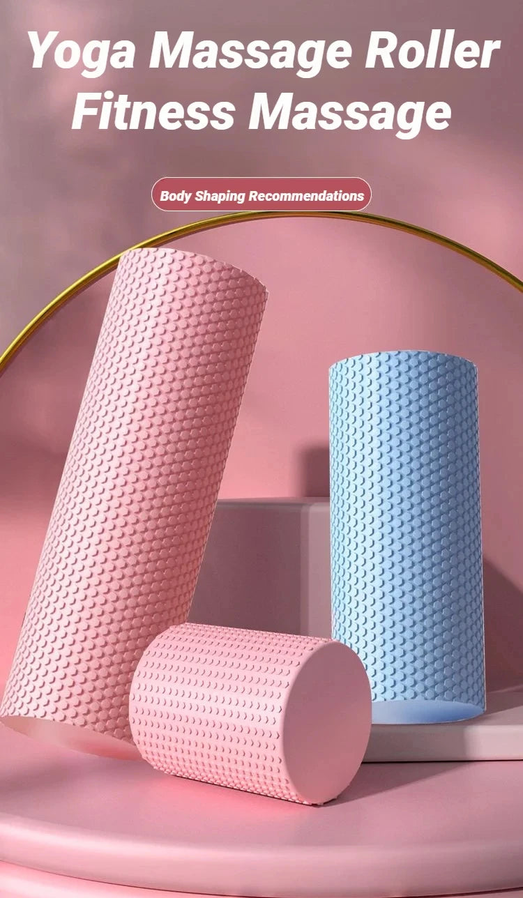 Hexagonal EVA Foam Yoga Roller